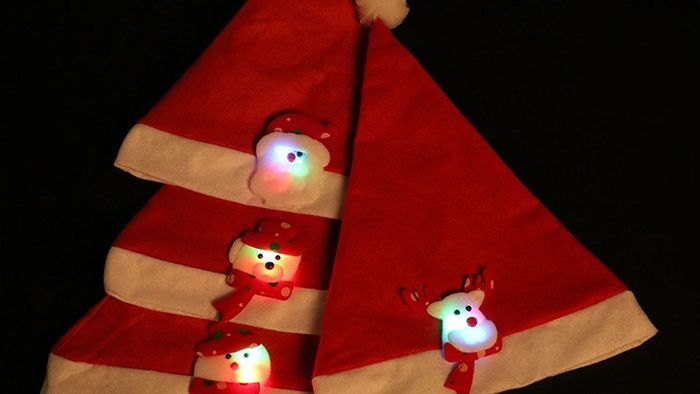 Nón Noel màu đỏ